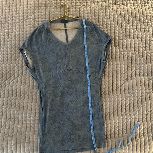 Anthropologie Saturday/Sunday Blue Zelda Tunic Dress Size Small Stretch Casual - Picture 7 of 11